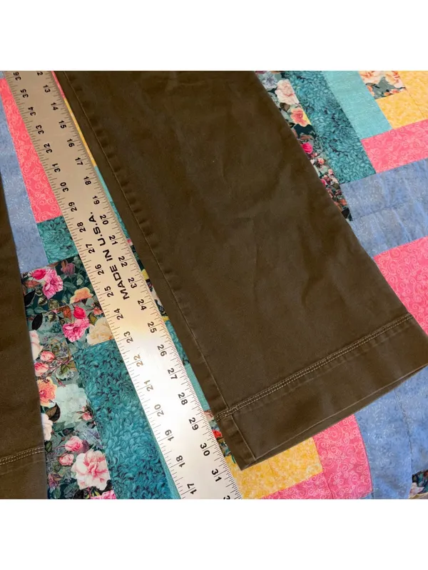 J.Crew $128 Woman’s Size 6 Cityfit Casual Work Pants Straight Leg Clasp Button - Image 7