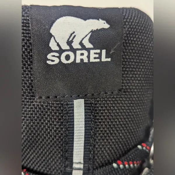 - New Sorel kinetic Rngd black red waterproof snow caribou boot conquest Sz 6 - Image 2
