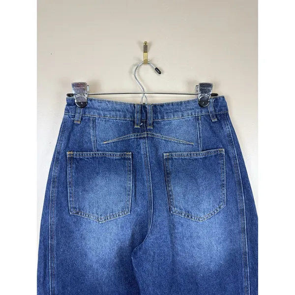 Baggy Jeans Women’s Size 4 Blue Medium Wash Barrel Y2K Grunge 80s 90s VTG - Image 10