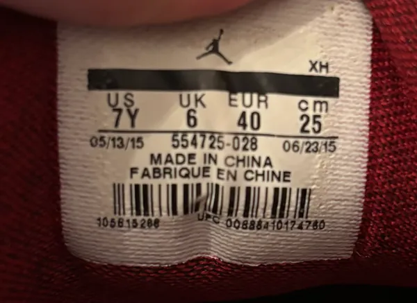 Air Jordan 1 Retro Mid GS 'Black Gym Red' - Image 7