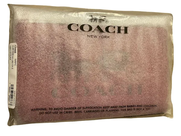 Coach NWT Large Corner Zip Wristlet In Colorblock With Horse And Carriage - Image 3