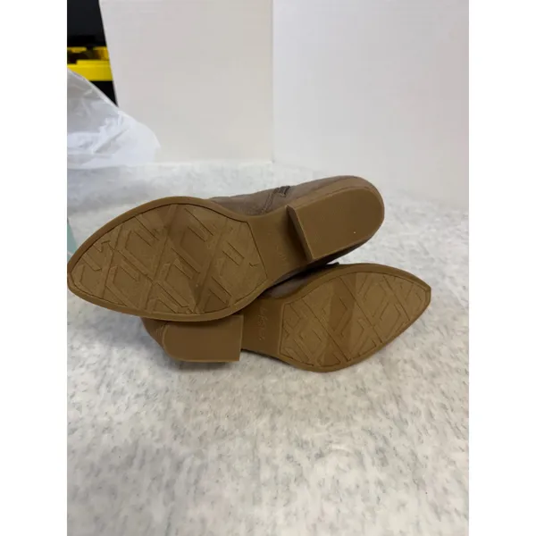 LifeStride Reba Doe Ecomicro Ruched Ankle Booties Taupe Brown Women 6‎ M NEW - Image 7