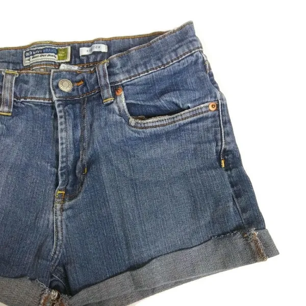 Old Navy Low Waist Skimpy‎ Jeans Short Stretch Sz 6 - Image 2
