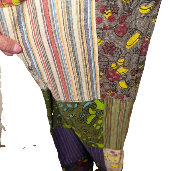 Paths‎ Of The Spirit Mushroom Patchwork Overalls nWT - Image 8