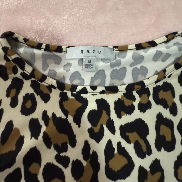 Leopard print long sleeve Multiple Size M - Image 2