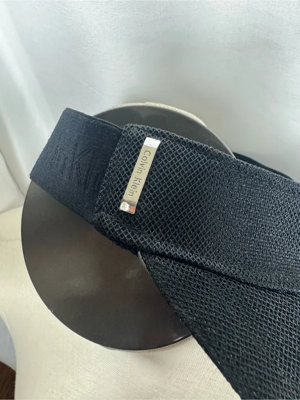 Calvin Klein Classic Black athletic golf tennis Women’s Visor Hat NWOT - Image 6