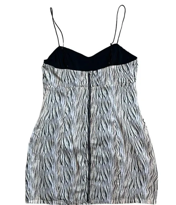 For Love & Lemons Tan Animal Print Mini Dress US L - Image 10