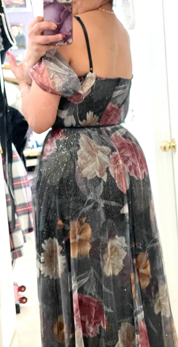 Brand New Candalite Formal Floral Maxi Dress - Image 4