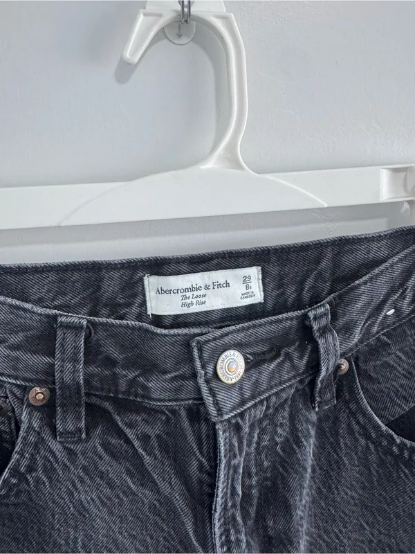 Abercrombie and fitch the loose high rise 29/8 R black wash - Image 3