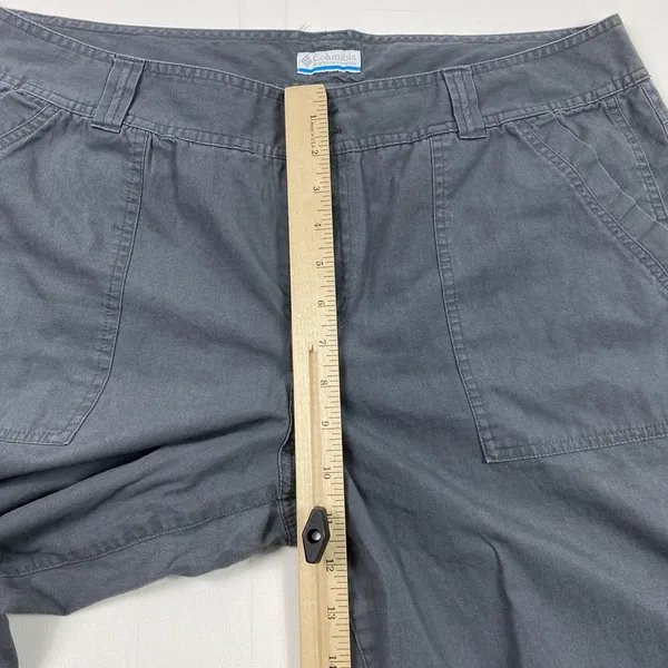Columbia Capri Pants Womens 10 Gray Cropped Casual Outdoors Pockets Lightweight - Image 5