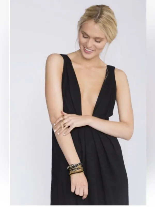 Free People Heidi Linen Blend Dress Medium - Image 5