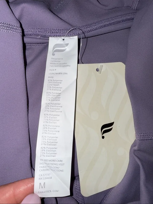 Fabletics Plum High-Waist Leggings - Image 4