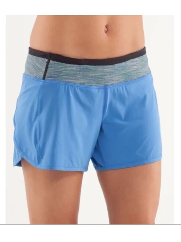 Lululemon Turbo Run shorts Porcelain Blue size 2 - Image 4