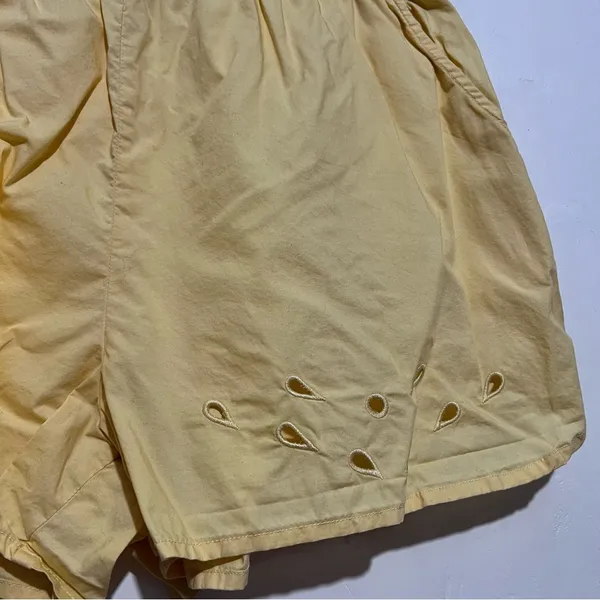 Young Fabulous & Broke Light Yellow Cotton Shorts - Image 5