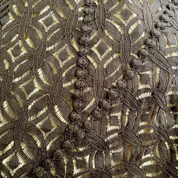 Nic + Zoe First Bloom Dark Truffle Brown Lace Overlay Dress XS - Image 10