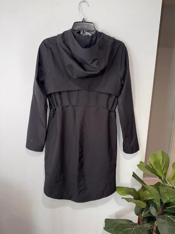 lululemon athletica Black Hooded Trench Coat - Image 12