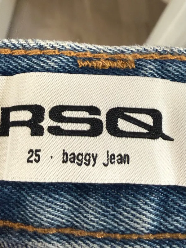 RSQ Medium Blue High-Rise Wide Leg Distressed Jeans - Image 7