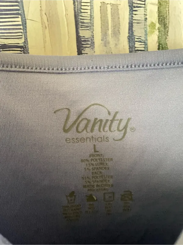 Vanity Y2K McBling Era Essentials Sequin Front Cami Top Lavender Large Purple - Image 2
