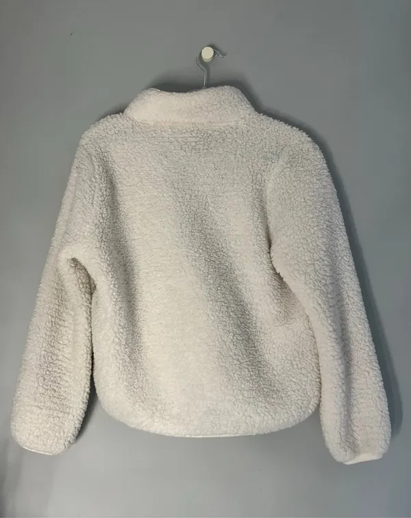 Target Wondershop Fleece Womens Small White - Image 3