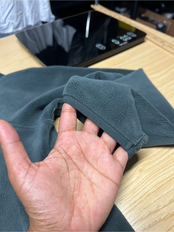 Green Snap-Placket‎ Fleece Pullover - Image 10