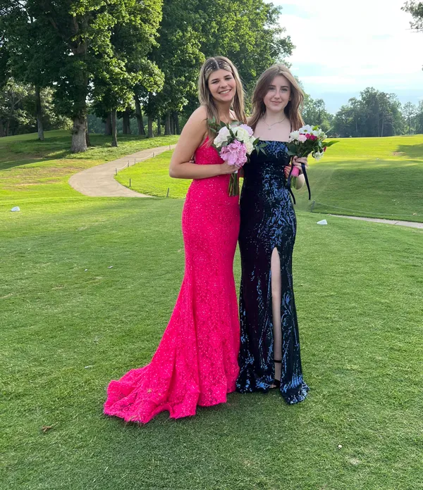 Hot Pink Prom/Formal Dress - Image 4