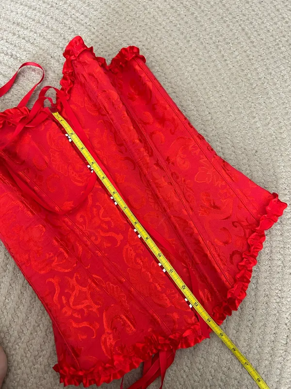 Red corset top - Image 8