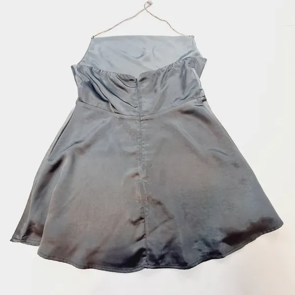 MORE TO COME Talia Diamond Dress in Grey - Image 11