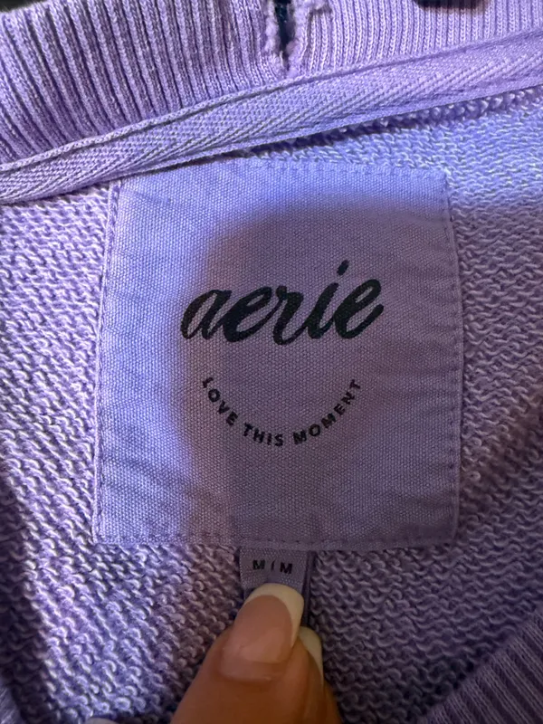 Aerie Purple Crewneck - Image 4