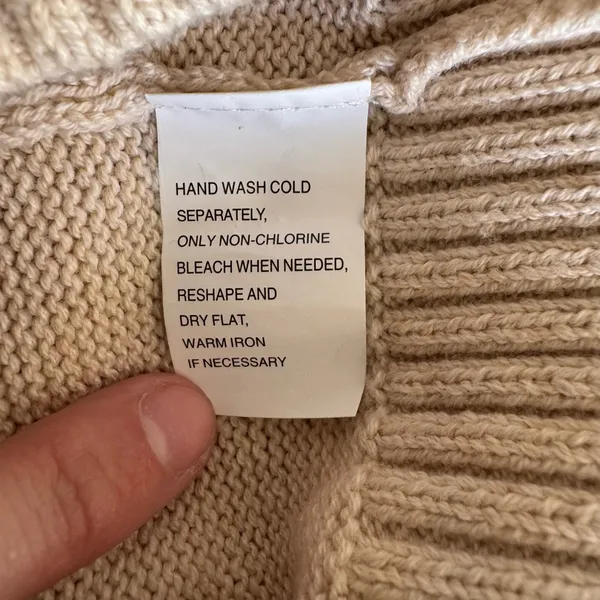 Jeanne Pierre 100% Cotton Mock Neck Sweater - Image 8