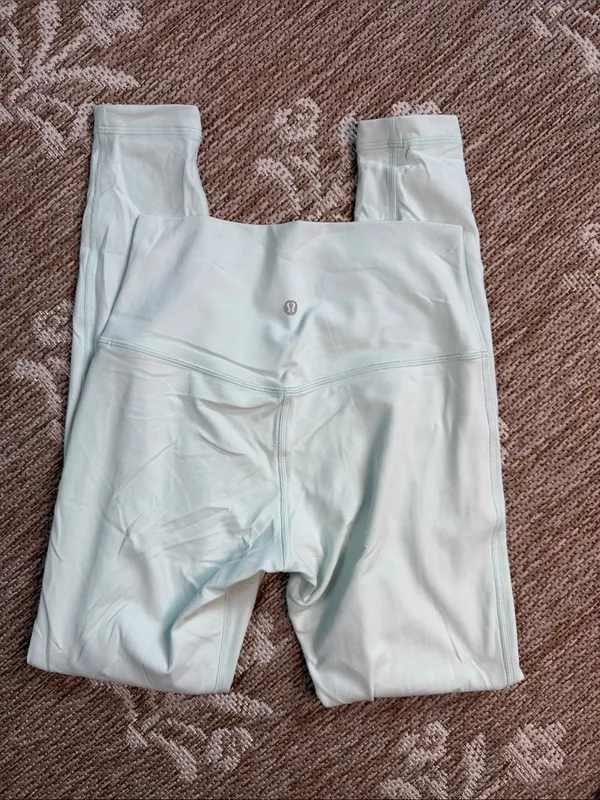 Lululemon High-Waist Women’s Performance Leggings in Light Mint - Image 2