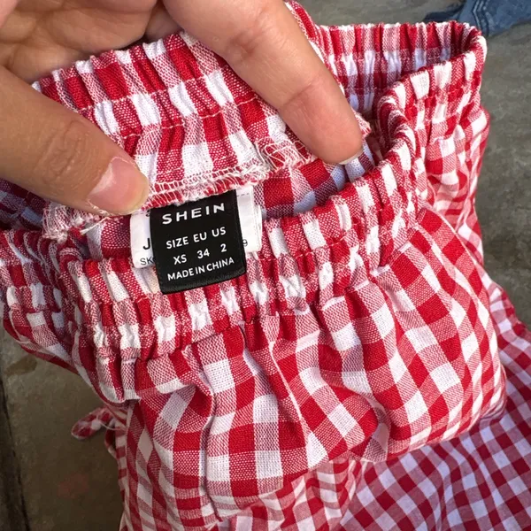 Shein Gingham Shorts - Image 3