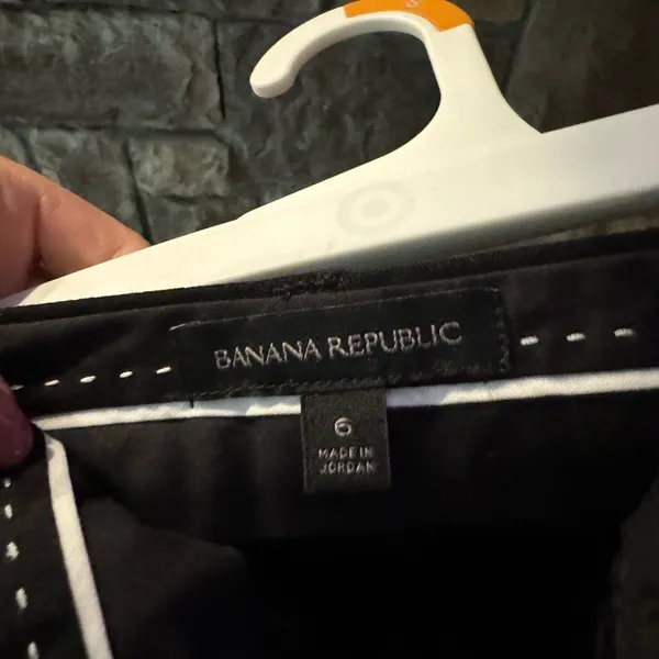 Banana Republic Sloan black‎ pant, size 6 - Image 3