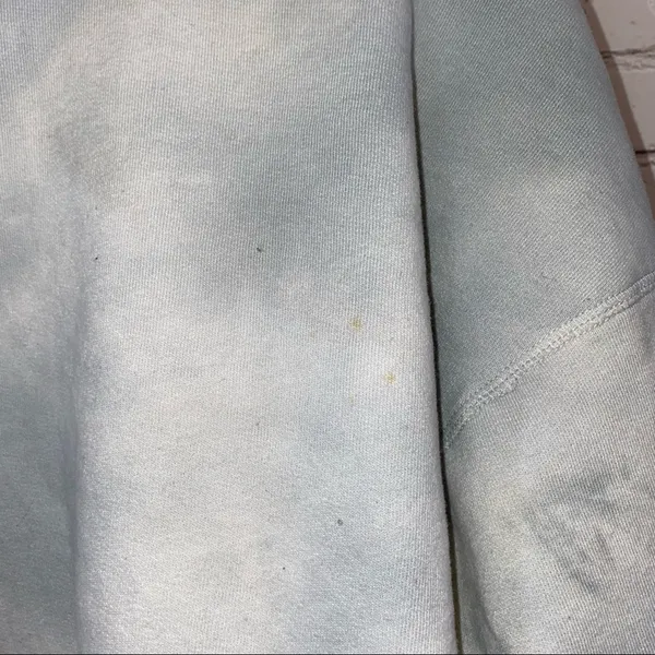 Abercrombie Soft A&F‎ Hoodie Medium Blue Tie Dye Cropped Sweatshirt Cozy - Image 7