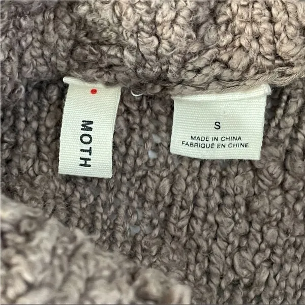 Anthropologie Moth Chunky Knit Cowlneck Sweater - Image 6