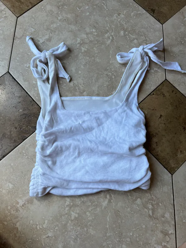 Free People White Tie Top - Image 2