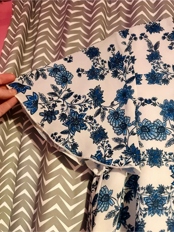 Show Me Your Mumu | Kylie Lace Up Dress in Casablanca Blues, Small - Image 5