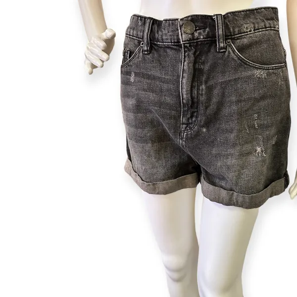 BDG Mom High Rise Denim Shorts - Image 4