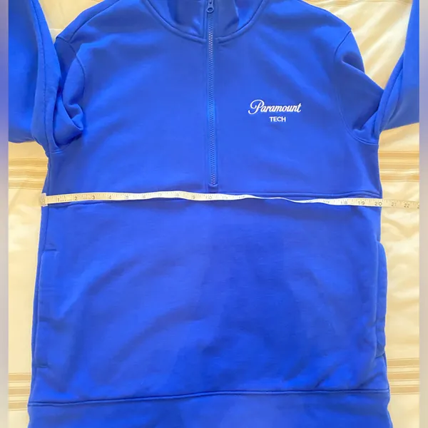Nike Royal Blue Paramount Tech Half-Zip Pullover Size M - Image 5