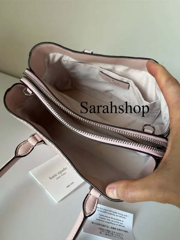Kate Spade Thompson Street Shiny Quilted Small Satchel Bag - Image 8