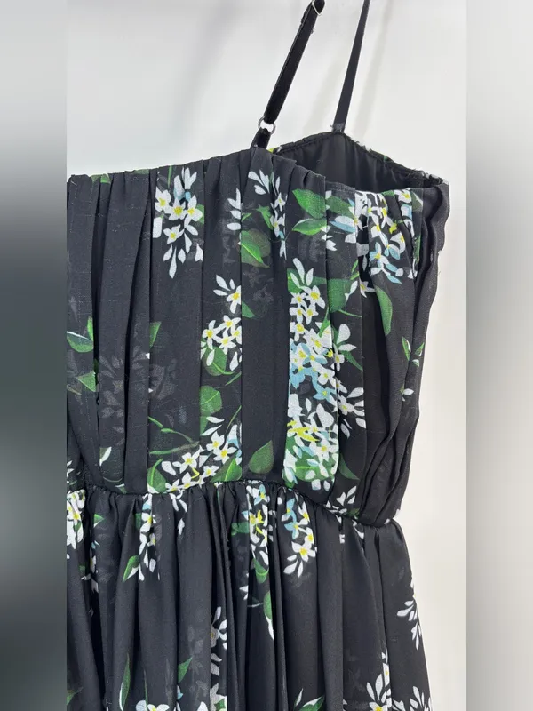 Sau Lee Georgina Gown Black Floral UK4/US0 - Image 9