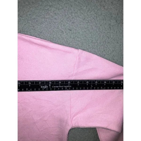 Pastel Baby Pink Sweatshirt S Oversized Coquette Soft Girl Boxy Barbiecore Comfy - Image 15