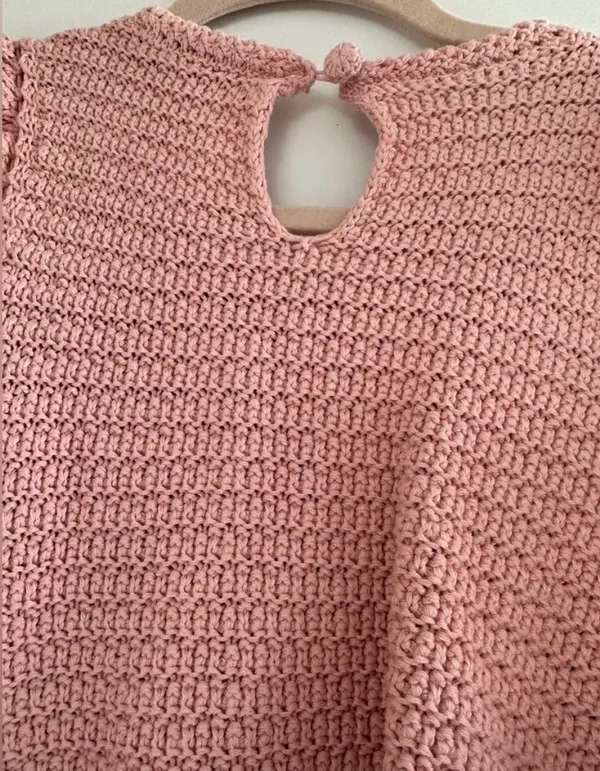 crochet pink Top - Image 4