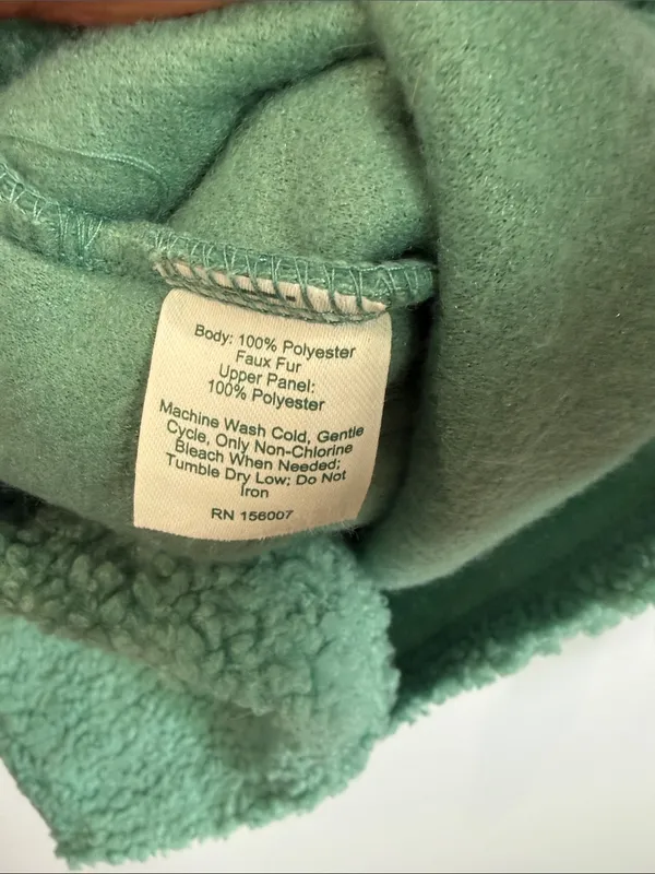 Vera Bradley Manor teddy fleece quarter zip pullover size medium - Image 4