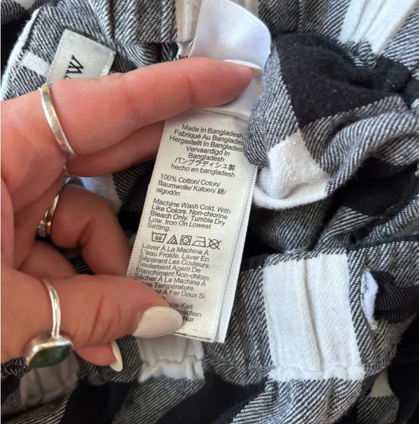 J. Crew Checkered Pajama Bottoms - Image 4