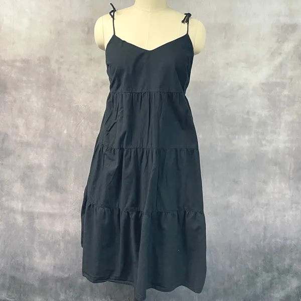 Abercrombie Fitch Womens Midi Dress Size L Cottagecore Coquette Romantic Minimal - Image 13