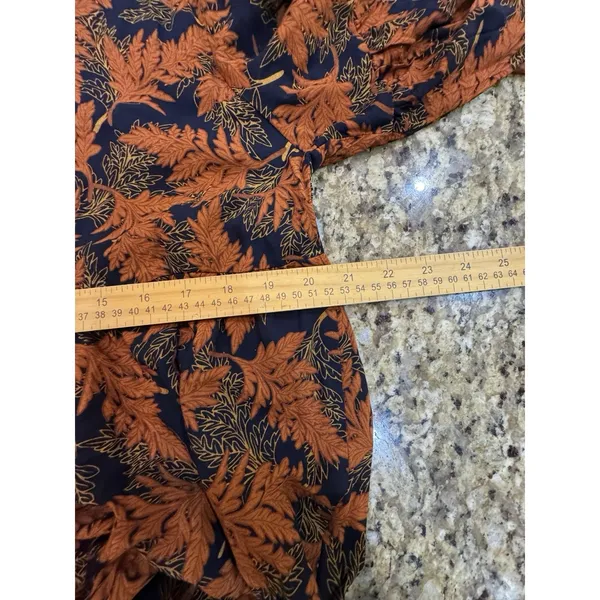 Natural Life Charlotte Boho Dress in Navy/Rust Size Large XL Maxi - Image 8
