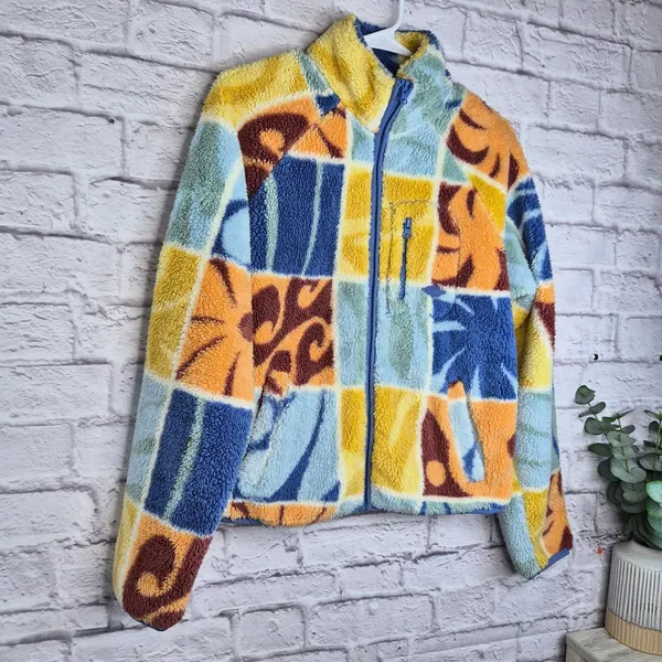 ​Rip Curl Ty Williams Artist of The Search Polar Fleece Jacket XS Abstract Surf - Image 4