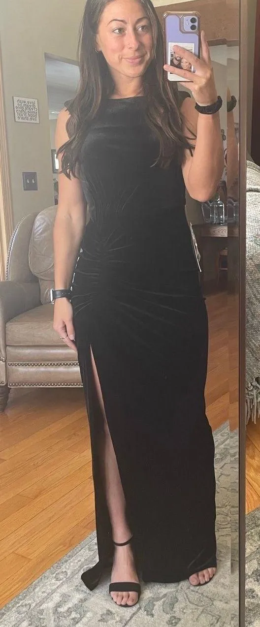 Black Bridesmaid Dress () - Image 7