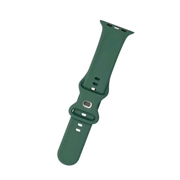 Unbranded Apple iWatch Green Etched Floral Silicone Watch Band 38/40/41mm NEW - Image 4