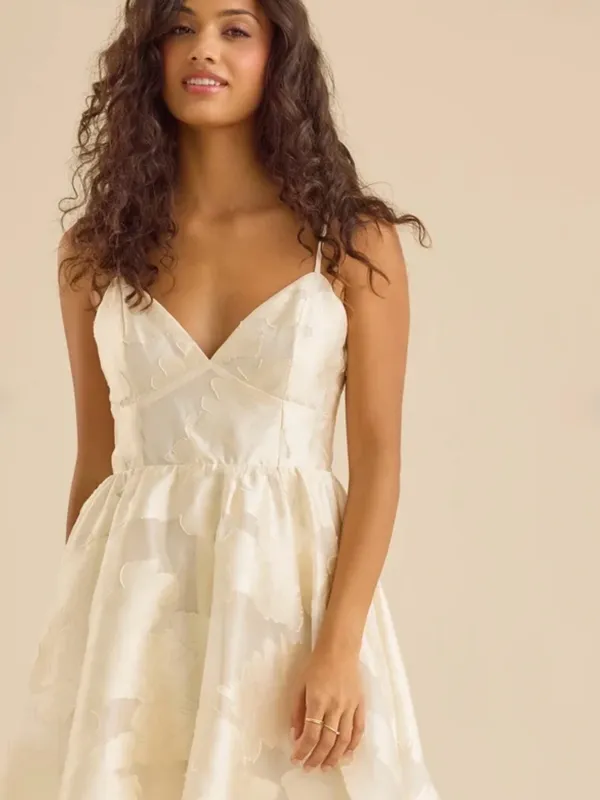 Altar'd State Novalee Satin Mini Dress - Image 2